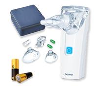 Beurer IH 55 Nébuliseur avec technologie de membrane vibrante, portable et silencieux, fonction d'auto-nettoyage, inhalateur pour traitement des maladies des voies respiratoires