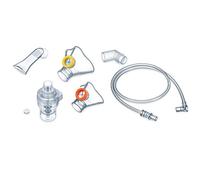Beurer IH 58 Yearpack, Kit de rechange pour l'inhalateur IH 58 Kids, dispositif médical désinfectable, nébuliseur, embout buccal, 2 masques, coude, tuyau d'air comprimé, 10 filtres