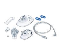 Beurer IH Yearpack, kit de remplacement compatible avec l'inhalateur IH 60, composé de 1 nébuliseur, 1 embout, 1 pont nasal, 2 masques, 1 tuyau à air, 1 adaptateur secteur, 10 filtres
