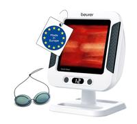 Beurer IL 60 Lampe à chaleur infrarouge, chaleur apaisante pour les rhumes et les tensions musculaires, produit médical avec 300 watts, avec protection UV, réglable en continu, Fabriqué en Europe