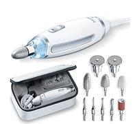 Beurer Kit manucure et pédicure MP62 Home - Lime à ongles électrique - 10 pièces jointes - Pour ongles naturels, acryliques et en gel, lumière de précision, rotation rapide (2000-5400 tr/min), prise