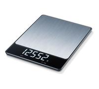 Beurer KS 34 Stainless Steel Balance de cuisine Plage de pesée (max.)=15 kg acier inoxydable