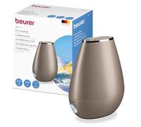 Beurer LB 37 Humidificateur d’air à ultrasons avec diffuseur d’arômes intégré, mode nuit silencieux pour la chambre, réservoir de 2 L, adapté aux pièces jusqu’à 20 m², couleur toffee