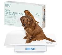 Beurer Love Your Pet Balance Polly pour animaux domestiques et humains, avec plateau de pesée amovible, pèse-chiot à partir de 100 g, pour petits animaux, fonction Hold, 180 kg