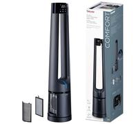 Beurer LV 500 PureFlow Ventilateur et purificateur d'air, 2 en 1, sans rotor, avec oscillation à 130°, filtre HEPA H13, 5 modes avec mode veille silencieuse, ventilateur sur pied avec télécommande