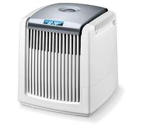 Beurer LW 230 Laveur d'air, humidificateur et purificateur d'air, pour des pièces jusqu'à 40 m², nettoie la poussière domestique, le pollen, les poils d'animaux et les odeurs de l'air, blanc
