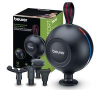 Beurer MG 101 SensorBoost Pistolet de massage, design ergonomique, massage silencieux et puissant des points de déclenchement pour la relaxation et la régénération, avec capteur de pression, 5 embouts