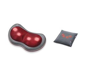 Beurer MG 149 Appareil de massage, masseur électronique pour la nuque et le dos avec 4 têtes de massage shiatsu et fonction de chaleur & MG 135 Coussin de massage shiatsu avec fonction de chauffage