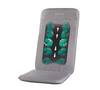 Beurer MG 202 Housse de siège de massage Shiatsu pour la maison et le bureau, 2 niveaux d'intensité, coque à dossier étroit, adaptée aux fauteuils, canapés et chaises de bureau
