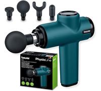 Beurer MG 99 pistolet de massage maniable avec 4 accessoires, massage puissant des points de déclenchement, relâchement des tensions, appareil de massage musculaire compact avec 5 niveaux d'intensité