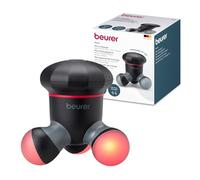 Beurer Mini masseur MG 18, appareil de massage électrique portatif pour un massage doux par vibrations, idéal pour le dos, le cou, les bras et les jambes, avec lumière LED, portable, noir, 1 pièce