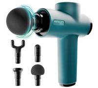 Beurer Antelope BOOM pistolet de massage compact avec 4 embouts, pour la détente et la régénération, massage puissant des points trigger, appareil de massage musculaire avec 5 niveaux d'intensité