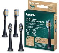Beurer SC Plaque Eraser têtes de brosse à dents soniques, dureté moyenne | 4 brossettes de rechange pour SC 11, SC 30, SC 50 & Philips Sonicare, poils à vibration optimisée