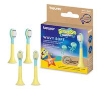 Beurer SC Wavy Soft têtes de brosse pour brosse à dents électrique enfants | Poils extra souples, brosses de remplacement pour SC 11 et brosse à dents Philips Sonicare, avec autocollants, à partir de 3