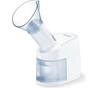 Beurer SI 40 Nébuliseur à vapeur, pour l'humidification de la bouche, du nez et de la gorge, nébulisation de solution saline et d'huiles essentielles, humidificateur d'air, extra silencieux