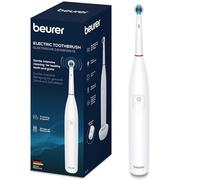 Beurer TB 30 Brosse à dents électrique, 2 programmes de nettoyage pour les soins dentaires, technologie de brossage oscillo-pulsée pour éliminer la plaque dentaire, avec minuteur, batterie puissante