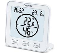 BEURER Thermo-hygromètre LCD Timer blanc HM 22
