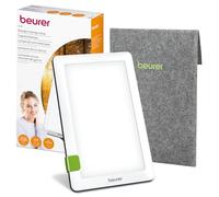 Beurer TL 30 Lampe de luminothérapie, 10 000 lux, simulation de la lumière du jour, lampe à lumière du jour compacte avec support et pochette de rangement, 23,6 x 15,6 x 2,6 cm