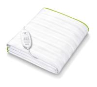 Beurer TS 15 Surmatelas chauffante, 150 x 80 cm, avec système de sécurité automatique en polaire douce et avec 3 niveaux de température, fixation facile sur le lit et le matelas, lavable à 30°