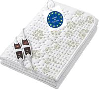 Beurer UB 68 XXL Surmatelas chauffant double, 150 x 160 cm, 2 zones de température, 4 niveaux de température, système de sécurité, minuterie, lavable en machine