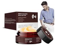 Beurre corporel à l'eau de Cologne pour homme, Beurre corporel aux phéromones, Hydratation longue durée, Revitalise la peau, Booste la confiance en soi, Spécialement conçu pour les hommes