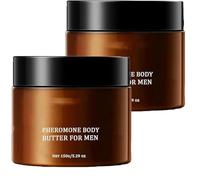 Beurre corporel aux phéromones de peau pour homme, hydratation et parfum longue durée, hydratant et baume parfumé à l'eau de Cologne, pour peaux sèches et sensibles
