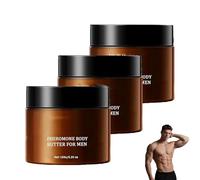 Beurre corporel aux phéromones pour homme, crème hydratante quotidienne pour homme, crème réparatrice de la barrière cutanée, pour tous types de peau