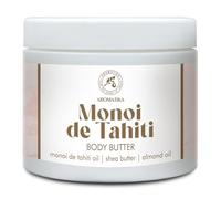 Beurre Corporel de Monoï de Tahiti 300 ml - Beurre Corporel Crème - Beurre à l'Huile de Monoï de Tahiti & Huile d'Amande - Beurre de Karité - Hydratant Corps - Soin de la Peau - Body Butter