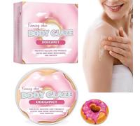 Beurre Corporel GlaçAge Corporel,Beignet Au Beurre Corporel Body Glaze,CrèMe GlaçAnte Pour Le Corps Laisse La Peau Douce Et éClatante Sans êTre Grasse For Dry Skin (Beignets)