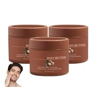 Beurre Corporel Moroccan Nut Oil Pour Hommes,Organic Body Butter,Beurre Corporel,Hydrate Suffisamment La Peau,Creme Corps Hydratante,Texture Délicate Et Fondante,Parfum Rafraîchissant Et épicé (3)