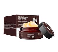 Beurre corporel pour homme, Beurre corporel à l'eau de Cologne, Boostez votre charisme et votre confiance, Nourrissez en profondeur et hydratez longue durée (1pcs)