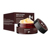 Beurre corporel pour hommes, beurre corporel à l'eau de Cologne, parfum longue durée et hydratation profonde, renforce la confiance et le charisme, hydratant parfumé pour une peau douce (1 pcs)