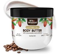 Beurre Corporel Soyeux Apaisant Hydratant Intense Enrichi En Beurre De Cacao & Caféine Formulation Ayurvédique Authentique Pour Tous Types De Peau-200gm (7.05oz)