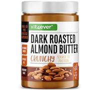 Beurre d'amande Dark Roasted - 1kg beurre d'amande naturel - Extra Crunchy & goût intense affiné avec du sel - High Protein - Additifs huile ou graisse de palme - Vegan