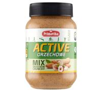 Beurre d'arachide Active, mélange de noix Crunchy 470 g Primavika