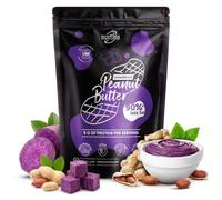 Beurre d'arachide en poudre Nustino Ube 400g cacahuète igname violette | Beurre d'arachide en poudre Nustino goût ube et vanille. Prêt en mélangeant avec de l'eau. Alternative légère de 400g