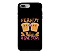 Beurre d'arachide et gelée Love Story Cadeau Amusant pour Les Amateurs de gourmets Coque pour iPhone 7 Plus/8 Plus