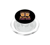 Beurre d'arachide et gelée Love Story Cadeau Amusant pour Les Amateurs de gourmets PopSockets PopGrip pour MagSafe