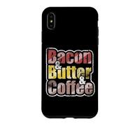 Beurre de Bacon et café Alimentaire pour régime cétogène Coque pour iPhone XS Max