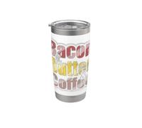 Beurre de bacon et café alimentaire pour régime cétogène Gobelet isotherme en acier inoxydable double paroi