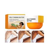 Beurre de bronzage graduel pour le corps | Bronzant à absorption rapide et sans danger - Lotion bronzante pour femmes, hommes, adultes, adolescents, salle de bain, voyage, vacances en intérieur