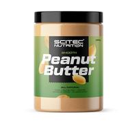 Beurre de cacahuète de Scitec Nutrition - sans huile de palme - végétalien - pauvre en sel - source de protéines - pauvre en sucre - source d'énergie naturelle, 1 kg, Smooth