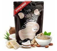 Beurre de Cacahuète en Poudre -90 % de Graisse en Moins NustinoChocolat Blanc & Noix de Coco - Sans Sucre 400g