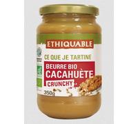 Beurre de cacahuètes bio crunchy équitable