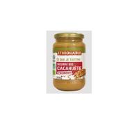 Beurre de cacahuètes bio crunchy équitable 350 g ETHIQUABLE