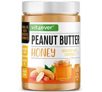 Beurre de cacahuètes Honey - 1kg de beurre de cacahuètes naturel avec du miel - High Protein - purée de cacahuètes sans sel, huile ou graisse de palme ajoutés - Végétarien