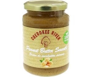 Beurre de cacahuètes lisse Cherokee River 350g - Saveurs du Monde Découvrez la douceur du beurre de cacahuètes Cherokee River, 100% naturel, parfait pour vos tart - Le Lot De 3