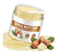 Beurre de Karité, 220g Beurre de Karité Bio, Hydratant et Non Gras, Votre Peau et Vos Cheveux Ne Seront Plus Secs, Beurre de Karité Adapté à Tous Types de Peaux