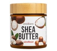 Beurre de karité africain non raffiné - Ivoire 100 % pur et brut - Beurre corporel hydratant et riche pour peaux sèches - Convient à tous les types de peau - Utilisation seule ou en beurre corporel