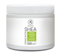 Beurre de Karité BIO 500g - Pur Beurre de Shea - Non Raffiné - Butyrospermum Parkii Butter - Huile de Shea - Bon avec L'Huile Essentielle pour Beauté - Soin du Corps - Soins du Visage